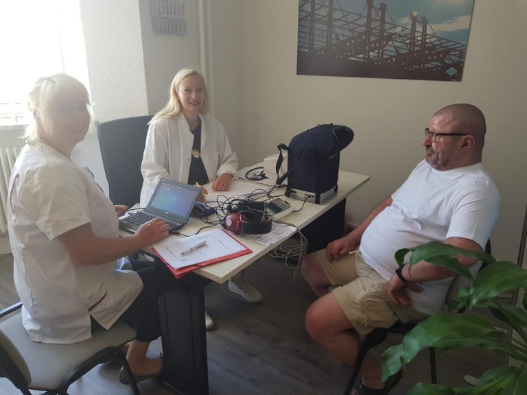 Beratung beim Gesundheitstag in der Niederlassung Chemnitz